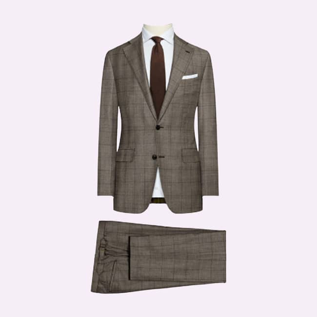 Lord Shayne Luxury Fawn Wool Suit